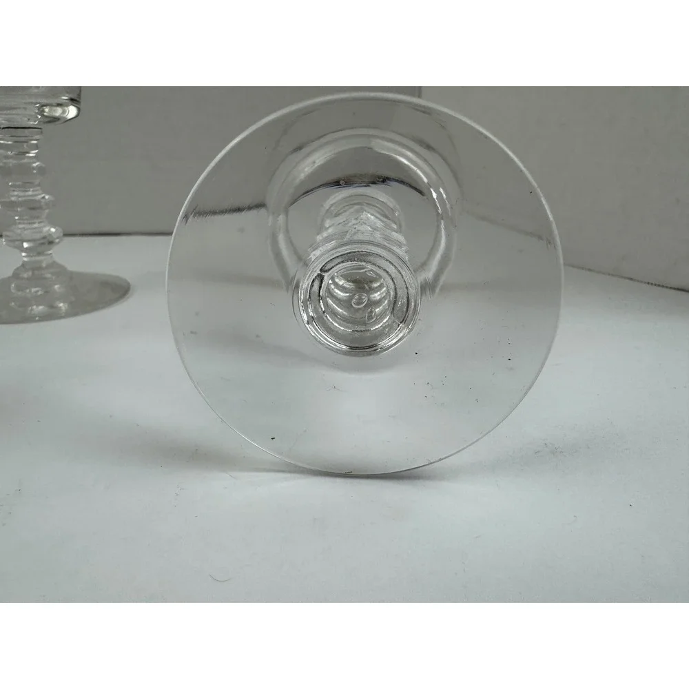 Tiffin-Franciscan Apollo Gold Encrusted Crystal Claret Wine Glasses Set of 4‎
